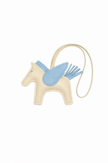 Palmetto Pony - Cream and Blue